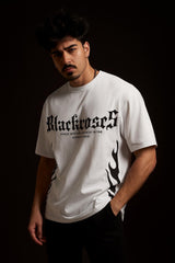 Aesthetic Oversized White T-Shirt – Minimal Art Streetwear