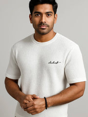 Wafet Plain White Oversized T-Shirt – Timeless Minimalism