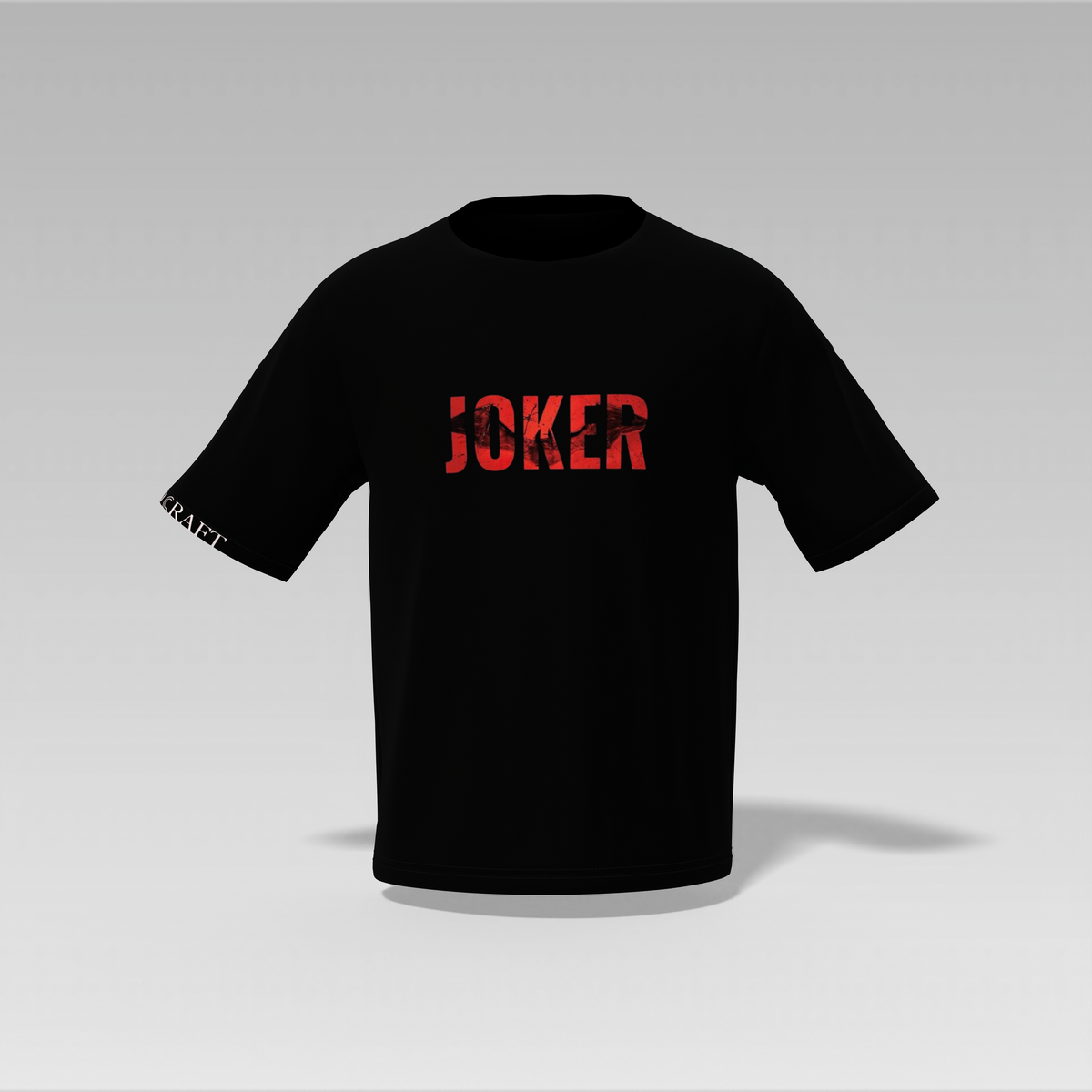 Joker Printed Oversized T-Shirt – Black | Unisex | 240 GSM Cotton