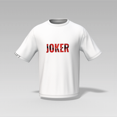Joker Printed Oversized T-Shirt – White | Unisex | 240 GSM Cotton