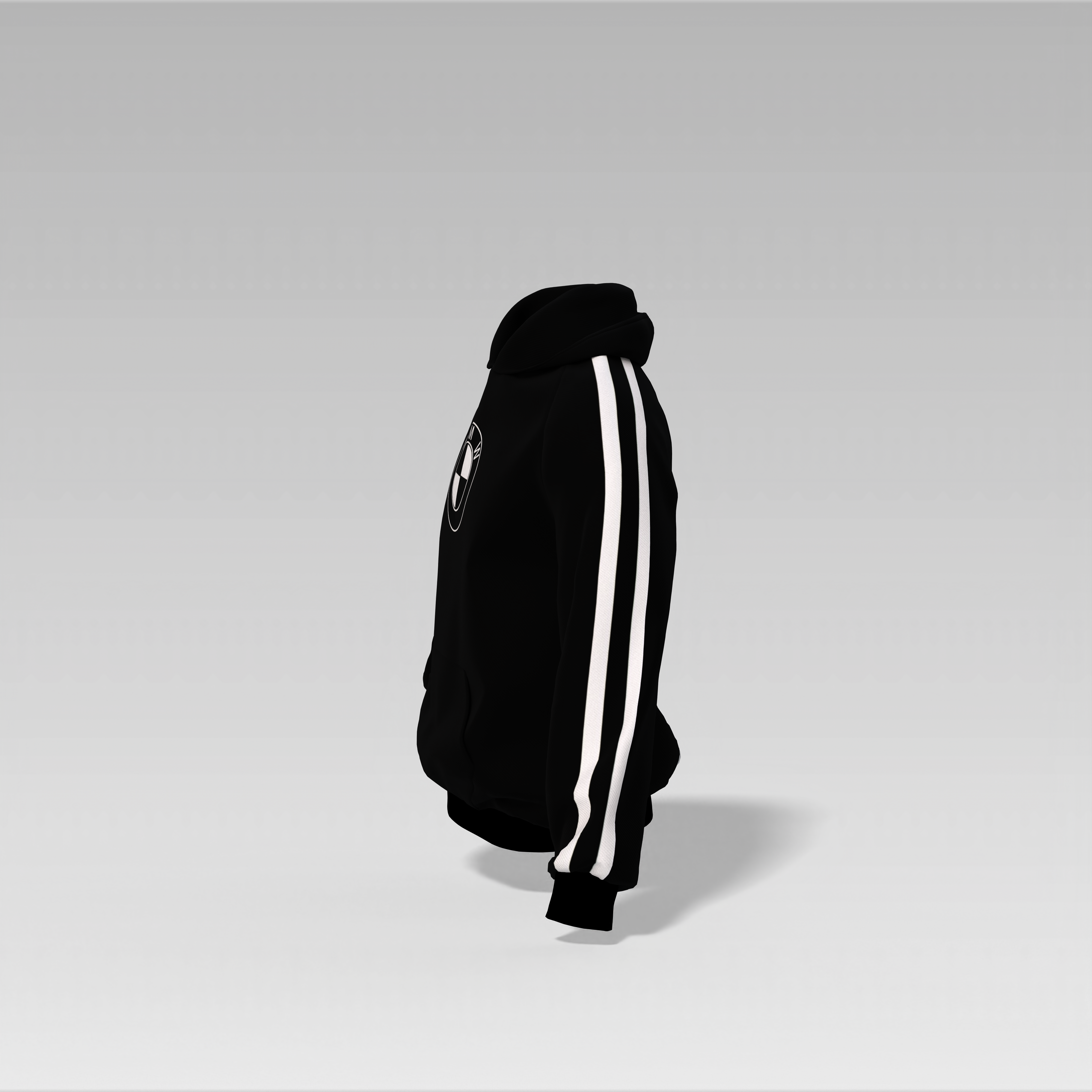 BMW Logo Printed Hoodie – Black | Unisex | 350 GSM Cotton Fleece