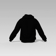 Big Dream Text Printed Hoodie – Black | Unisex | 350 GSM Cotton Fleece