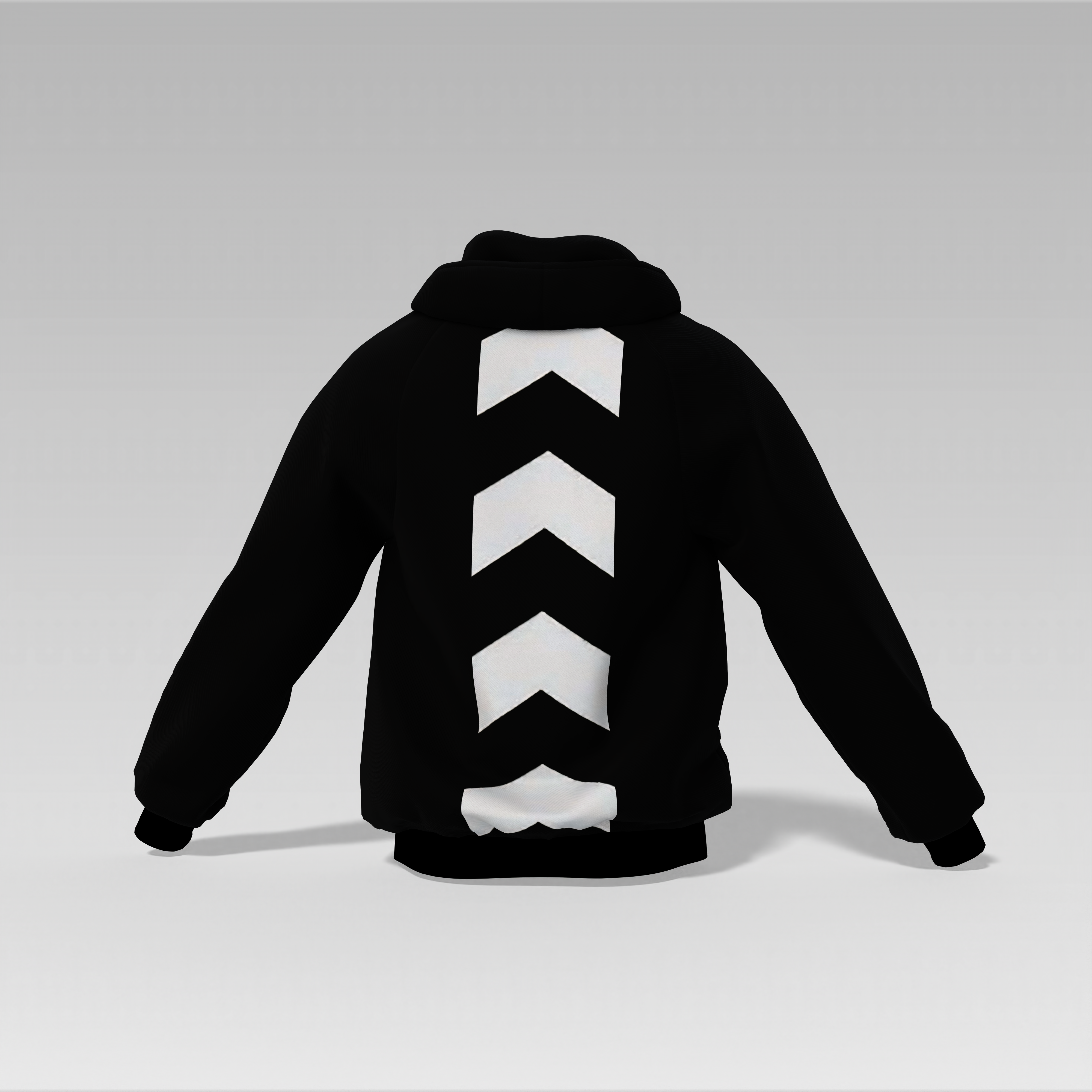 Jordan Printed Hoodie – Black | Unisex | 350 GSM Cotton Fleece